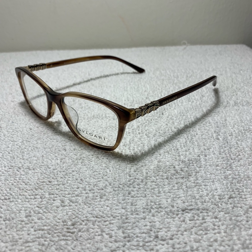 Bvlgari 4097B 5240 Striped Brown Eyeglasses